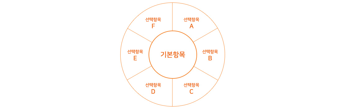 기본항목 + 선택항목